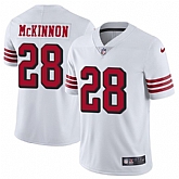 Nike Men & Women & Youth 49ers 28 Jerick McKinnon White Color Rush Vapor Untouchable Limited Jersey,baseball caps,new era cap wholesale,wholesale hats